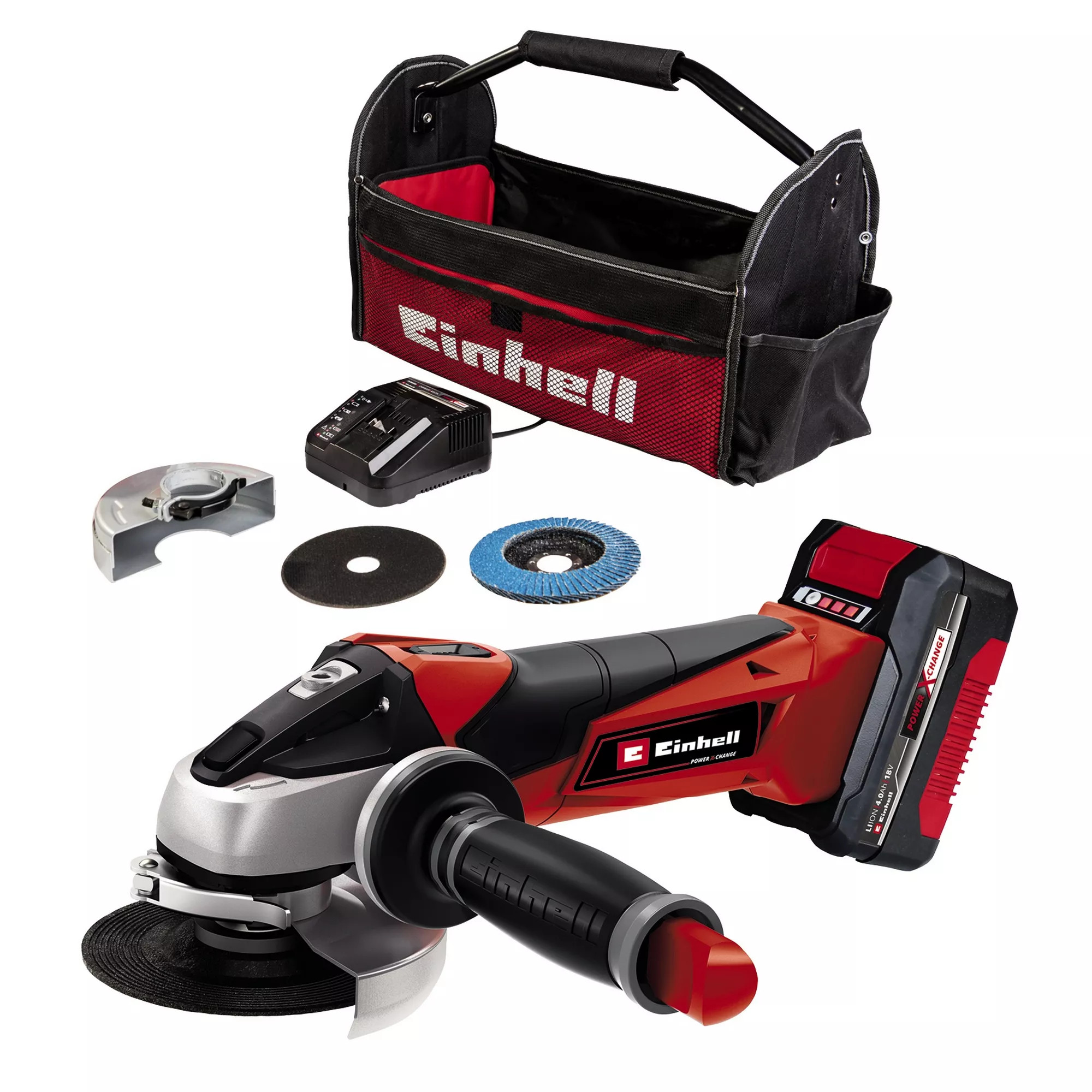 Einhell Akku-Winkelschleifer TE-AG 18/115 Li mit Akku
