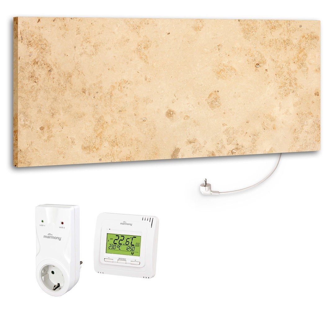 Marmony Infrarotheizung M800 PLUS Jura + Thermostat Set 800 Watt