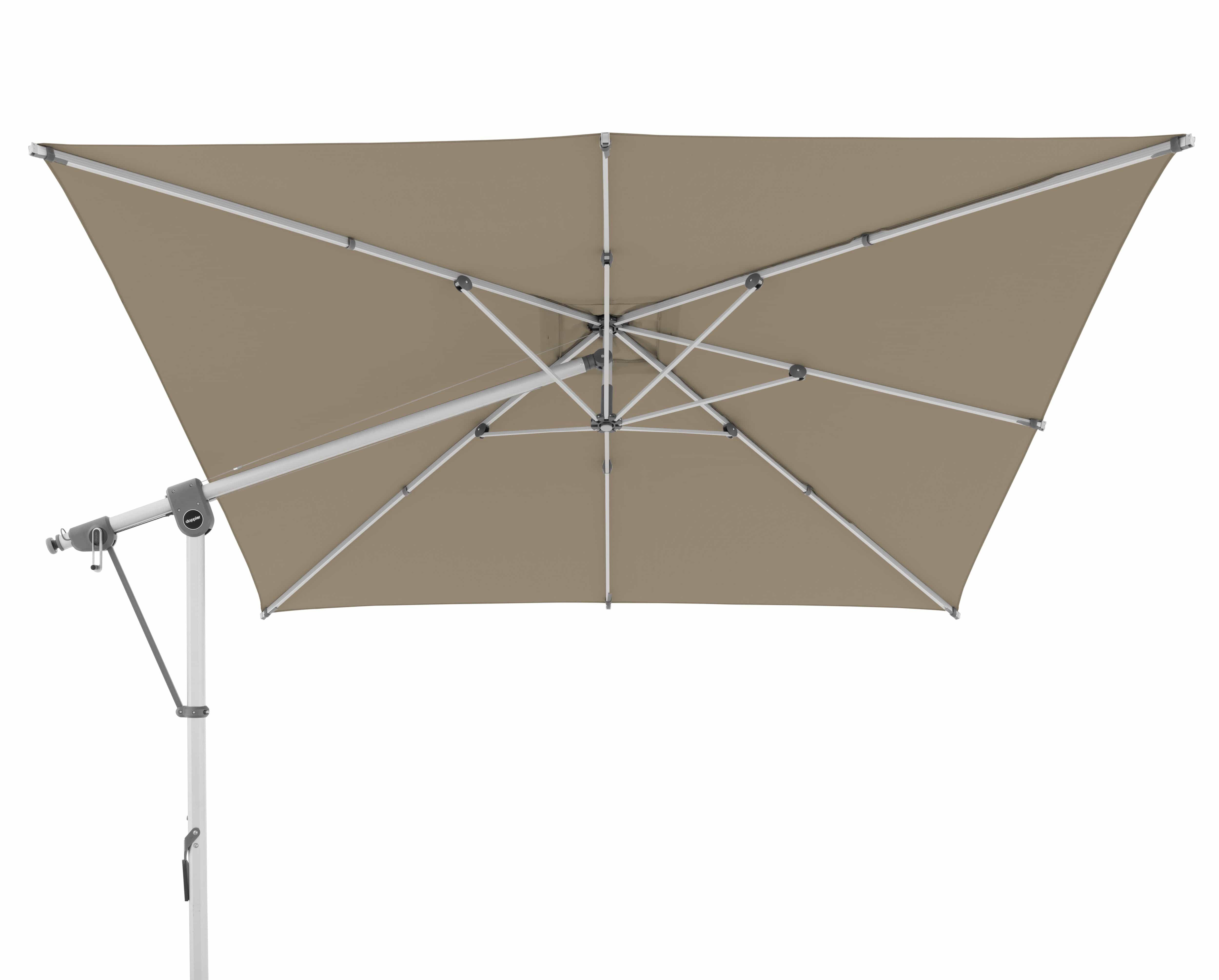 doppler® Sonnenschirm Pendelschirm EXPERT 3x3m D.847 sand