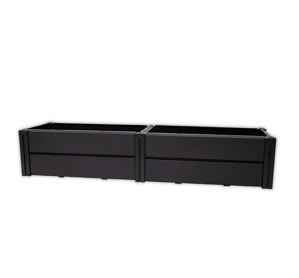 KHW Hochbeet Demeter L schmal 196 Liter anthrazit