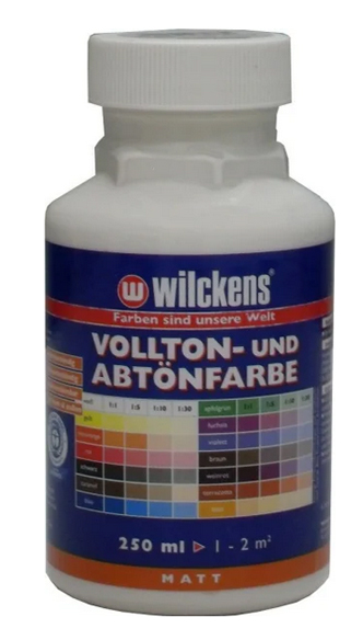 Wilckens® Vollton- und Abtönfarbe Weiß matt 250ml
