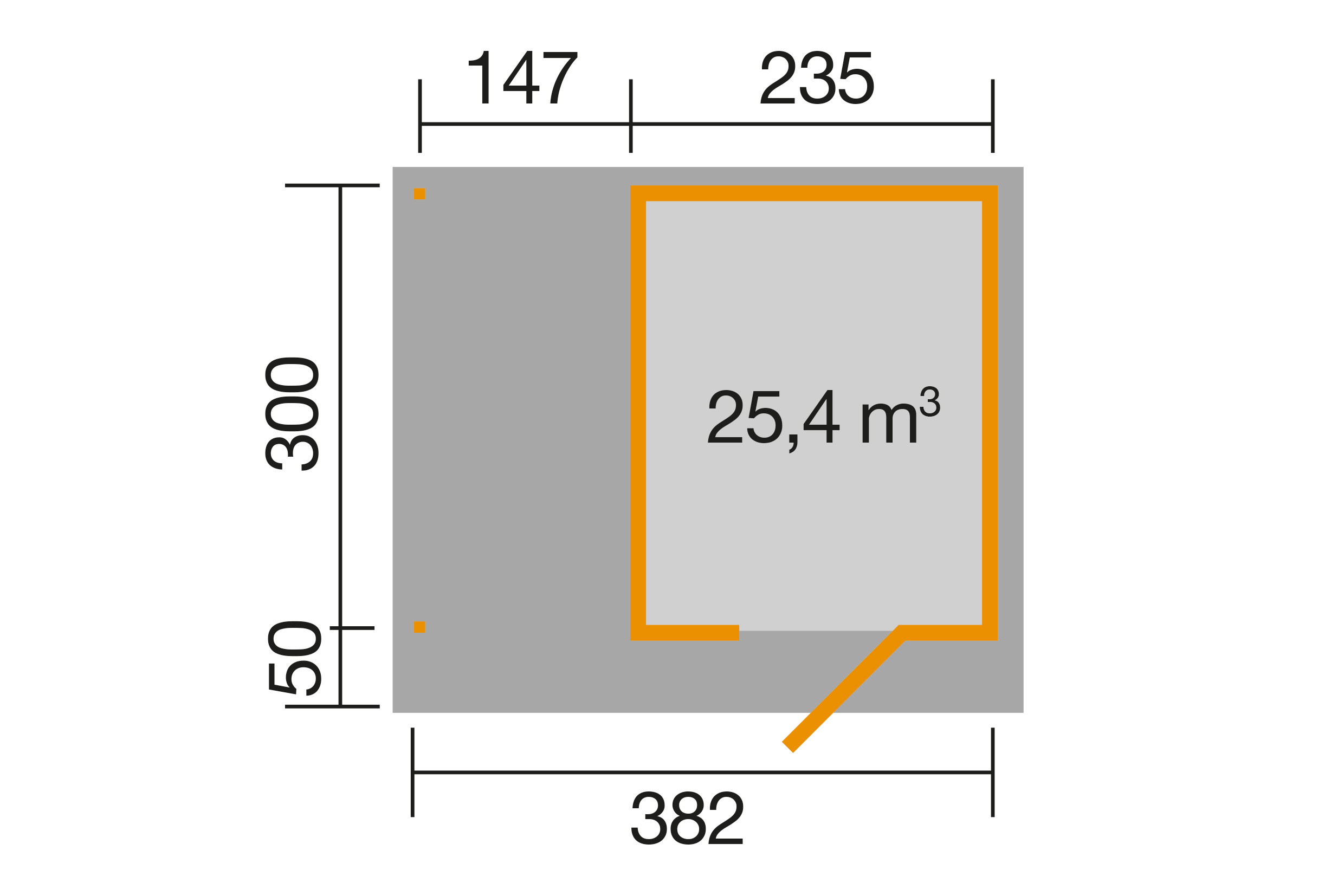weka Designhaus 172 A Gr. 2, natur, 28 mm