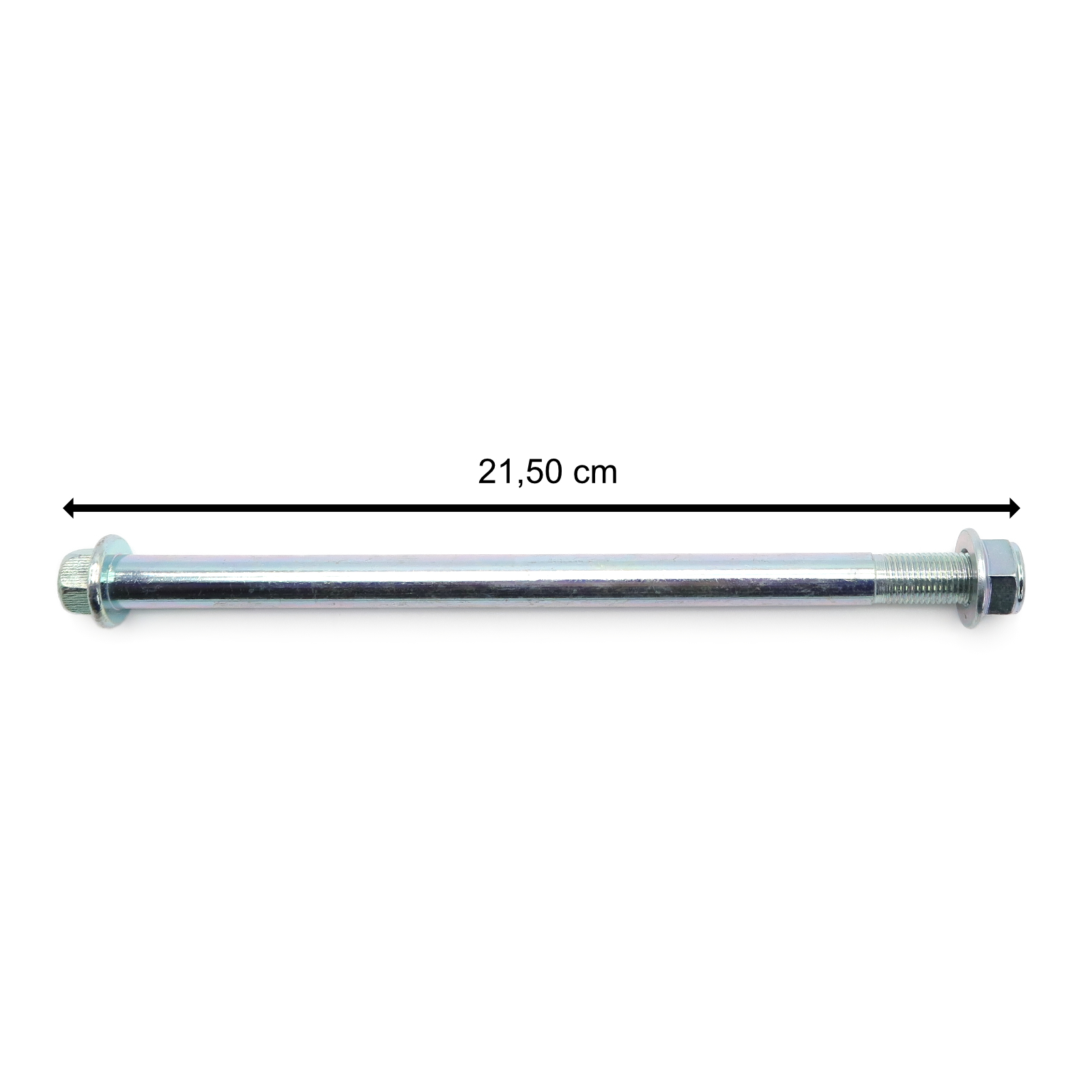 Rolektro Hinterachse, 21,5cm, mit Mutter für Retro45
