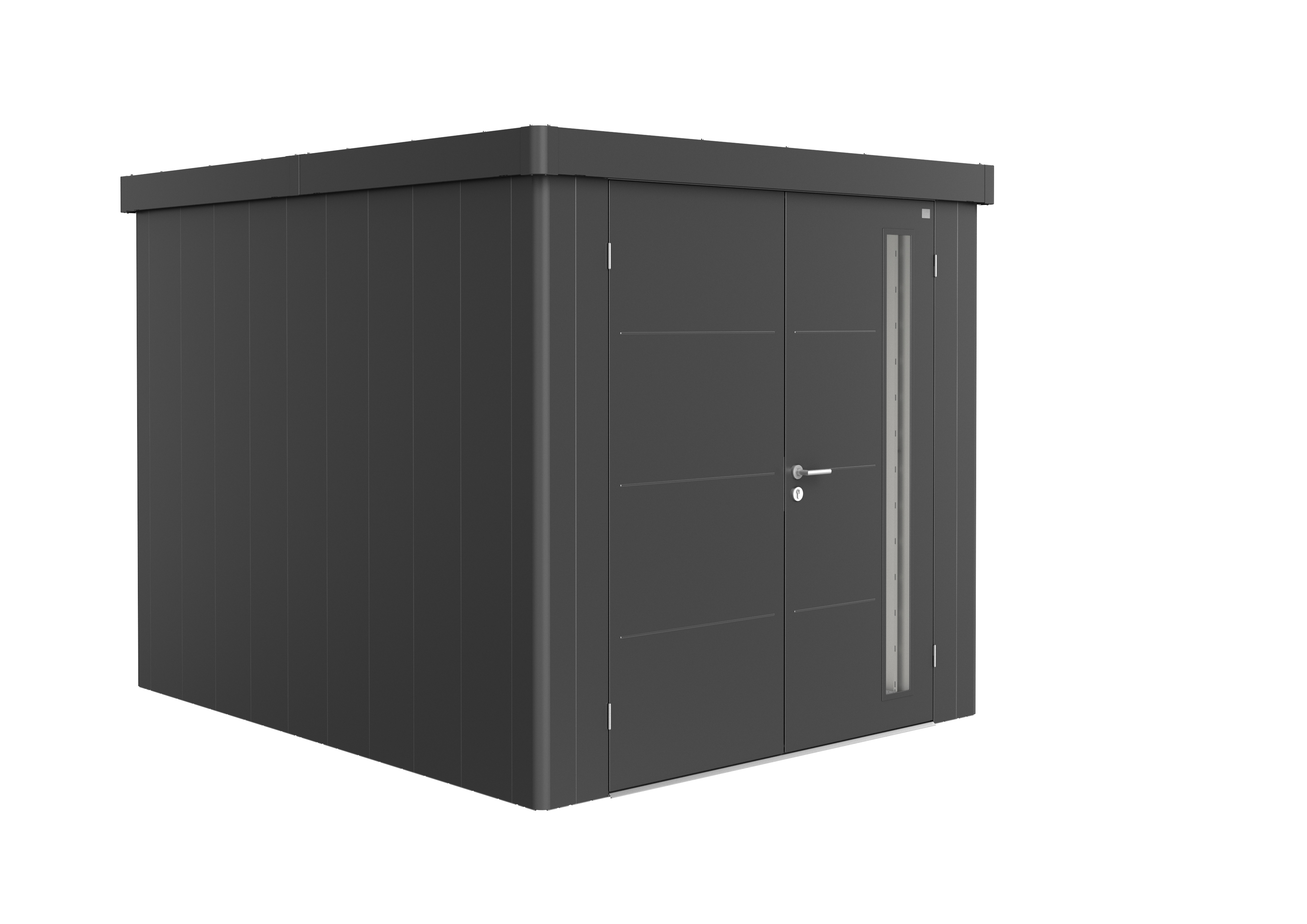 Biohort Gerätehaus Neo 3B Doppeltür dunkelgrau