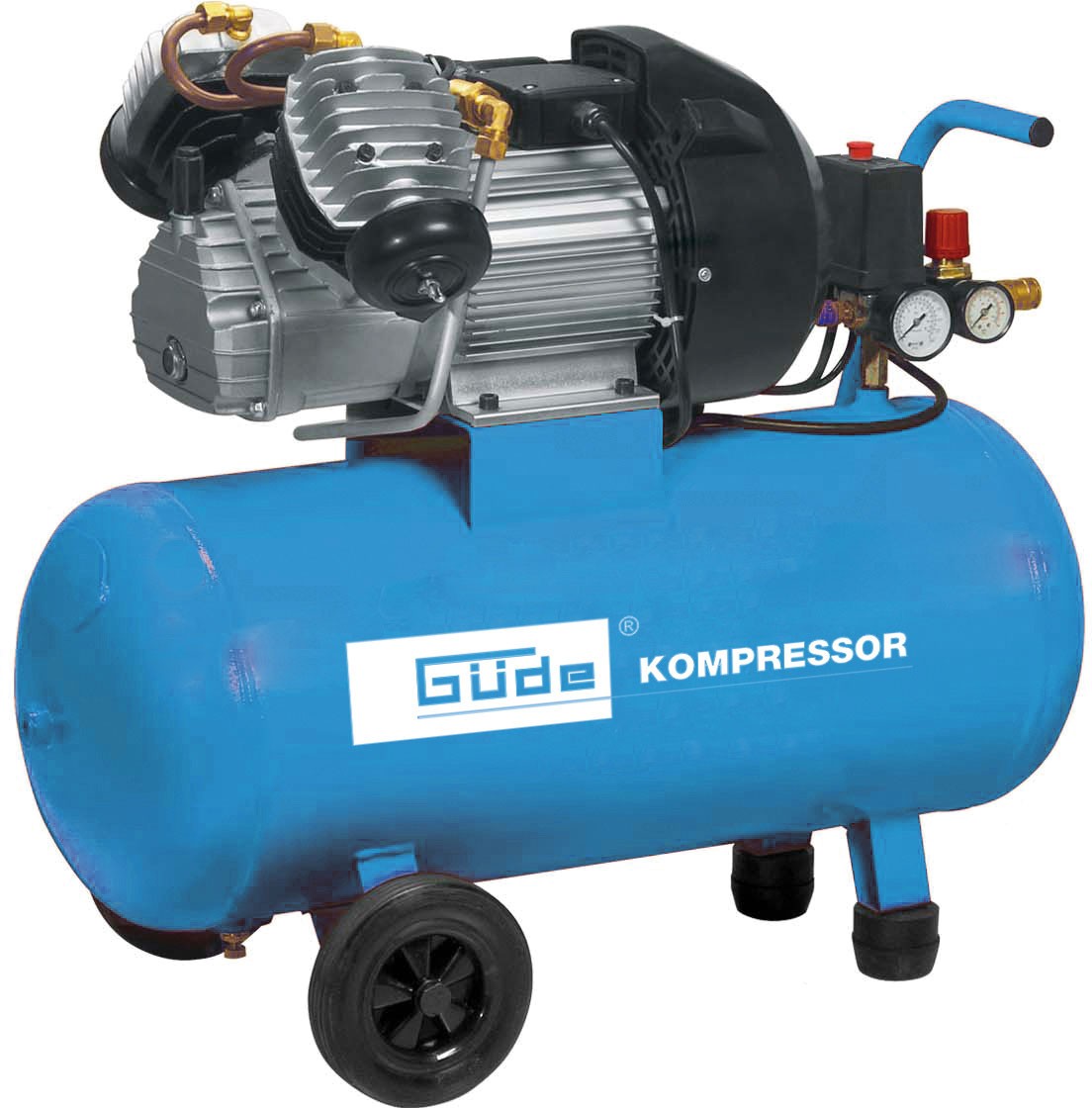 Kompressor 400/10/50 DG Güde 15-teiliges Set