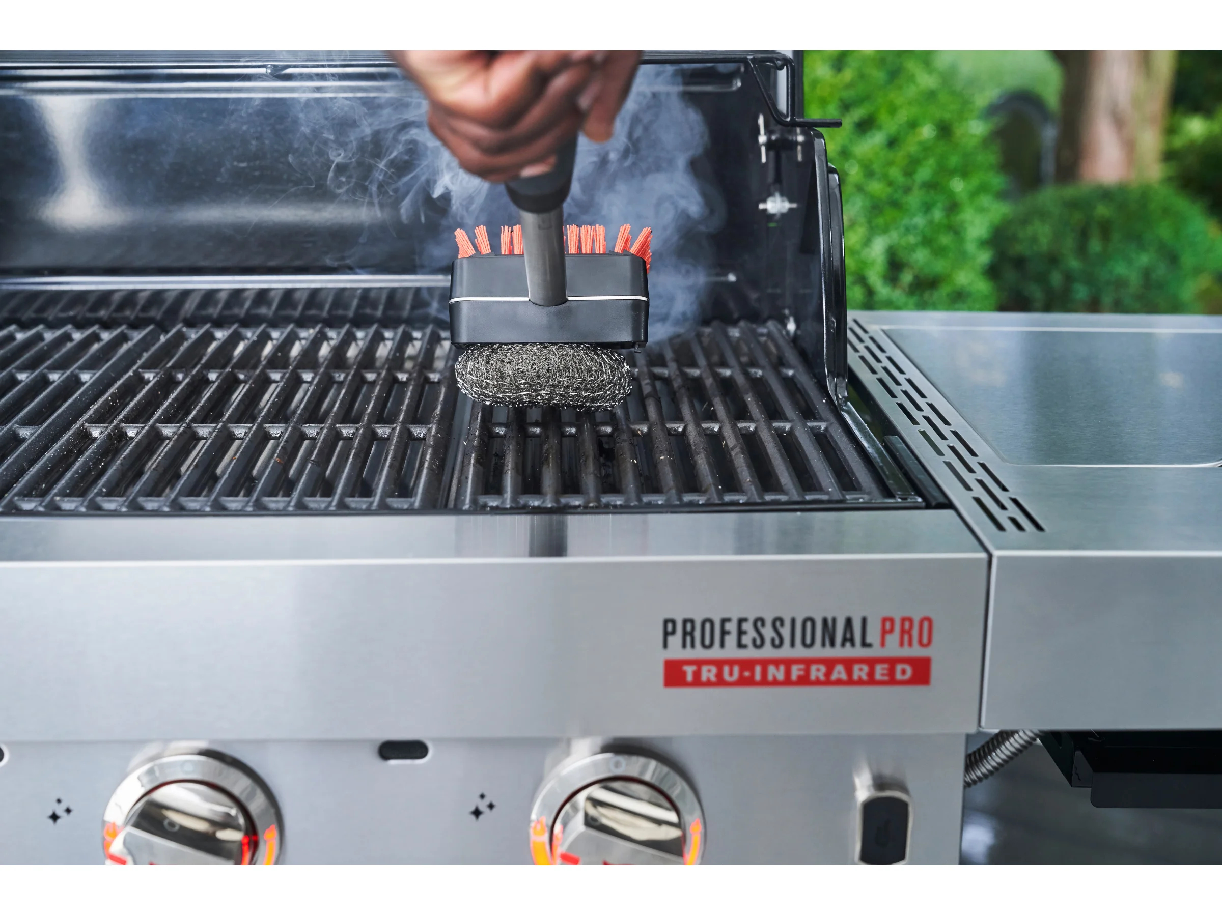 Char-Broil Ersatzbürstenkopf aus Stahlwolle Hot-Clean