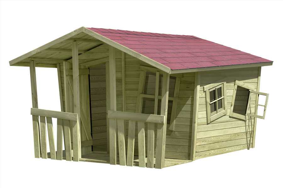 Spielhaus / Kinderspielhaus CRAZY Felix 226x240x164cm