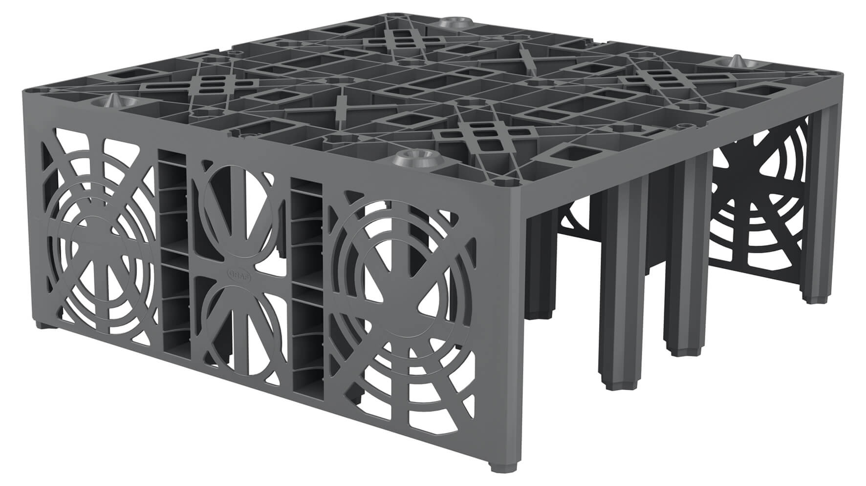 Graf Versickerungsblock EcoBloc Inspect flex 205 l (halbe Lage)