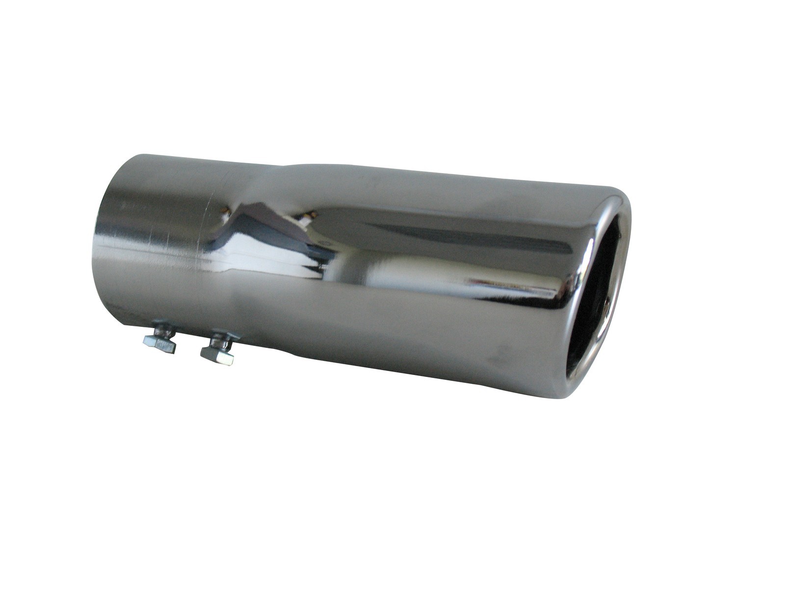 Auspuffblende Uni Tip Messing, für Rohr 30-50 mm