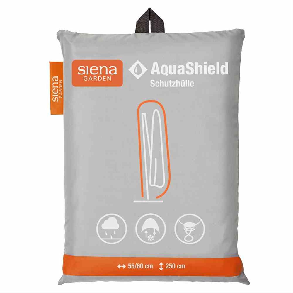 Schutzhülle Ampelschirm Siena Garden AquaShield grau 55/60xH250cm