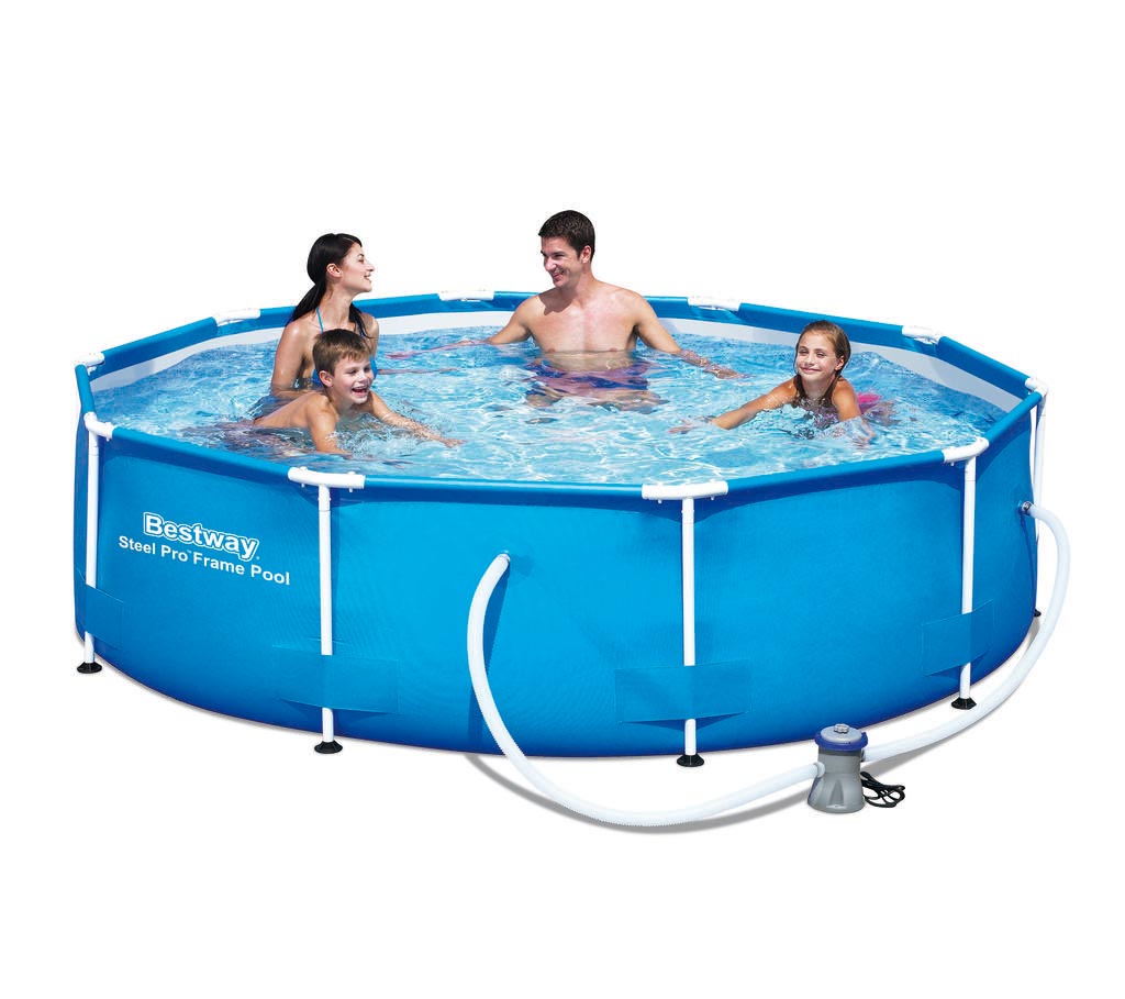 Pool / Frame Pool Bestway Steel Pro Max Set mit Filterpumpe Ø 305x76cm