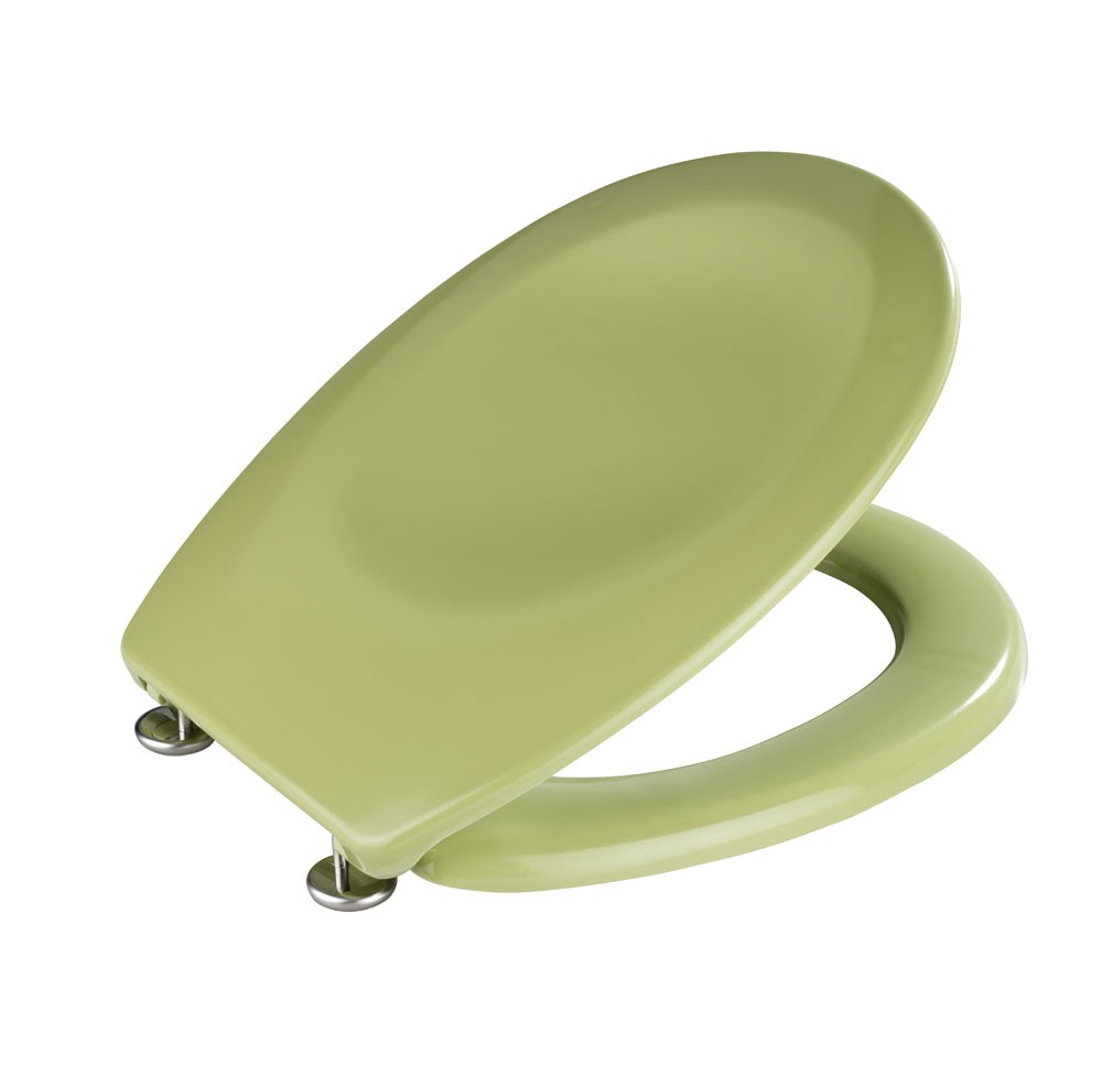 WC-Sitz Wenko Bergamo moosgrün Duroplast