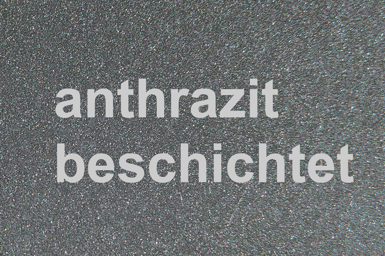 Funkenschutzplatte Metall Lienbacher anthrazit 4-Eck 120x120cm