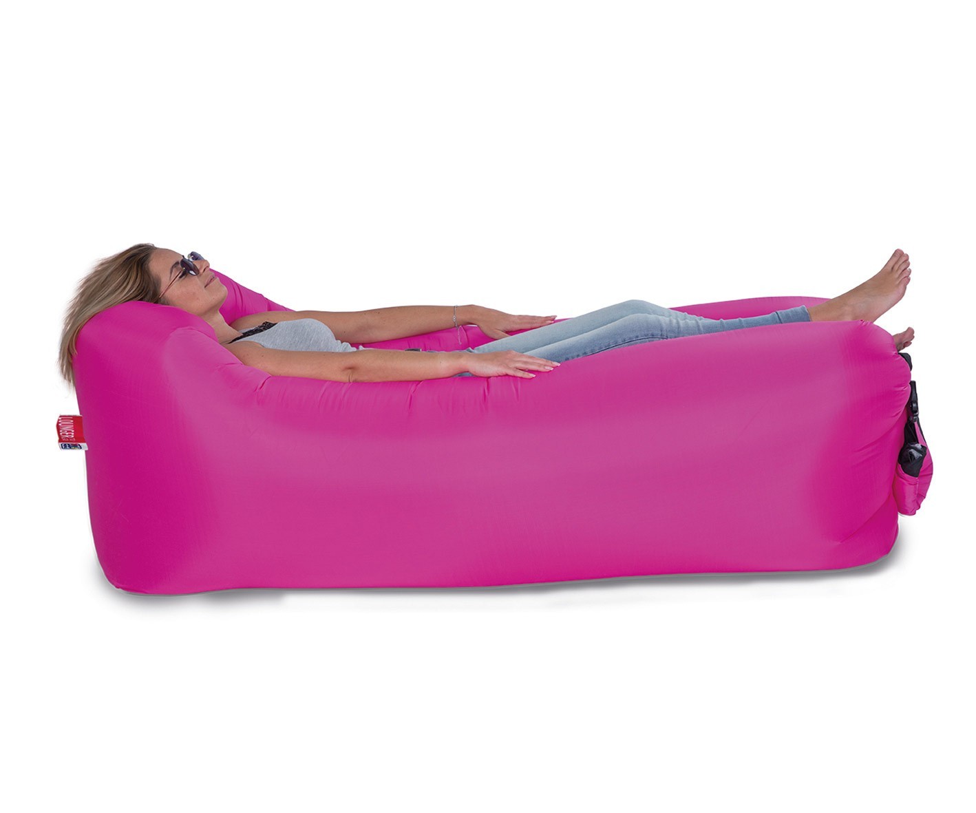 Luftsofa / Luftliege Lounger To Go 240x70cm pink Happy People 78093