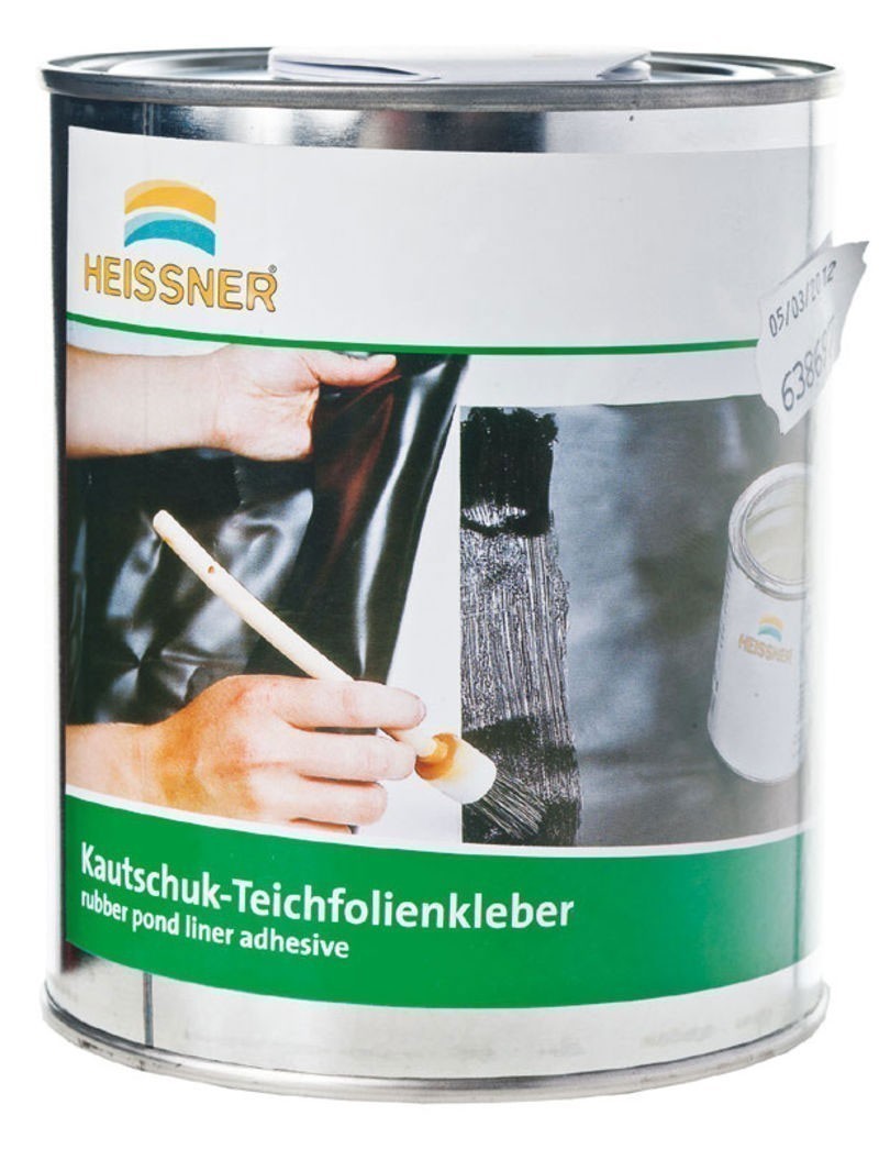 Folienkleber Gartenteich / Kautschuk-Folien-Kleber Heissner 1 Liter