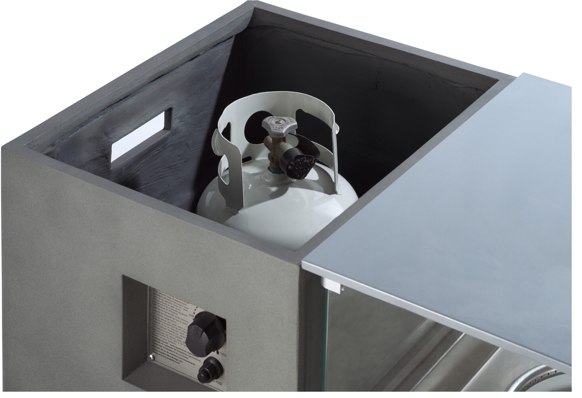 Clifton Gaskamin Compact Lounge Grey