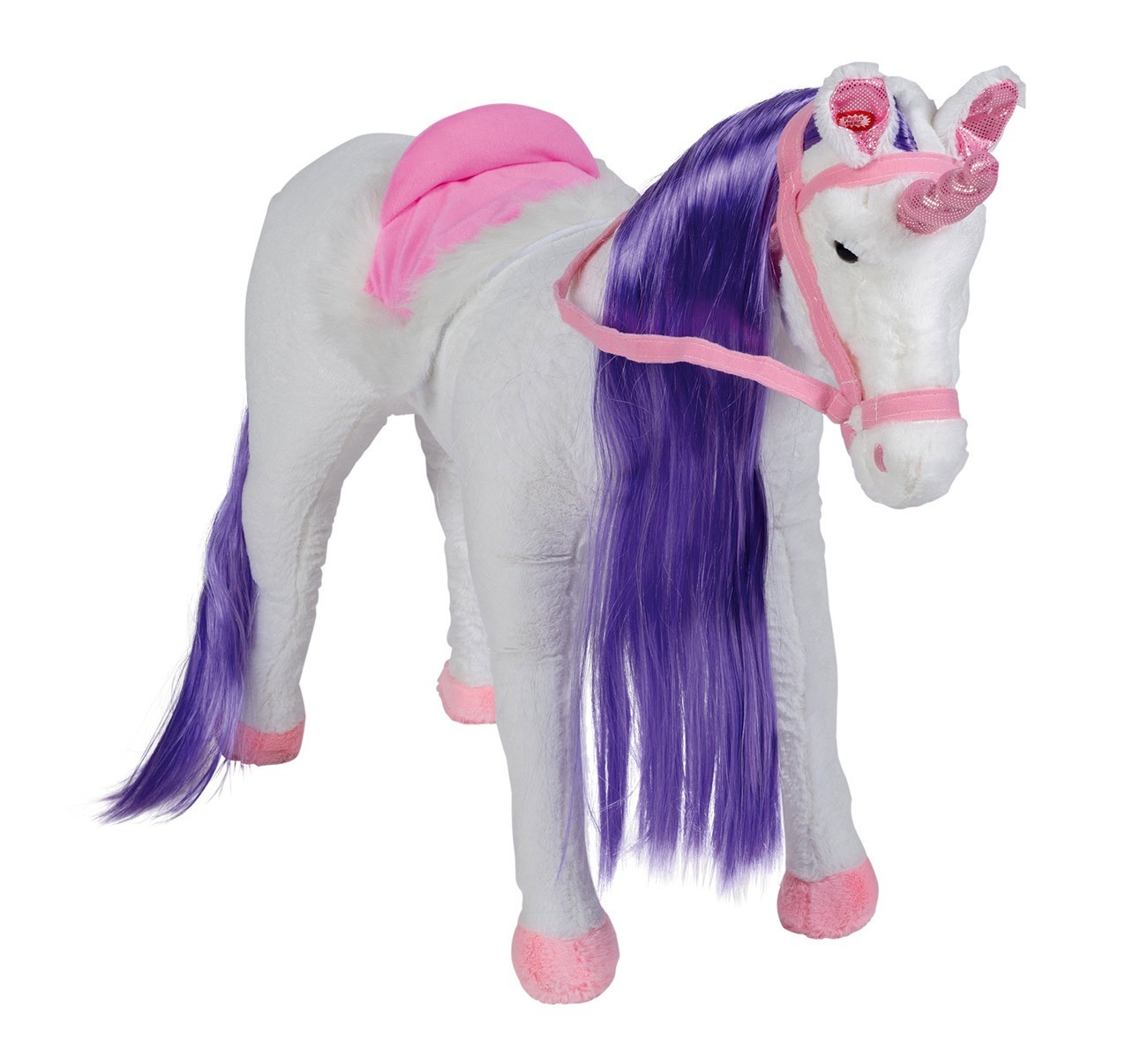 Plüschtier Einhorn + Sound Happy People 58447