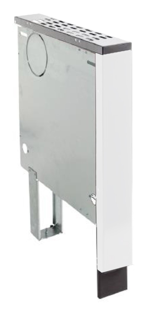 Abstandsverbinder Bartz für Herd HKC 80/60 10cm Edelstahl / weiß