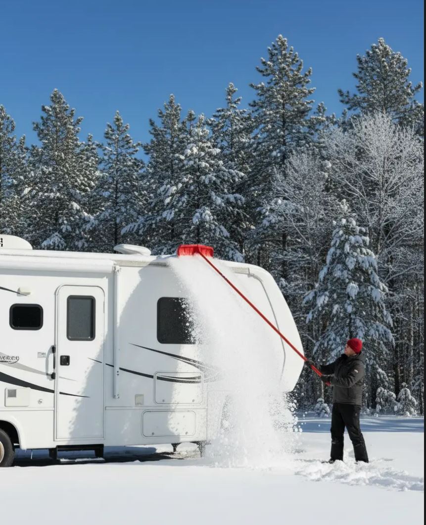 Wolf Garten Dach-Schneeräumer Set SR-M 60 & Vario-Stiel ZM-V 4