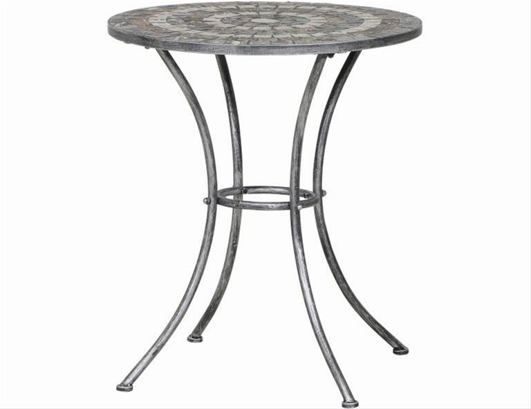 Gartentisch / Balkontisch Siena Garden Felina Ø 70cm Stahl/Mosaik
