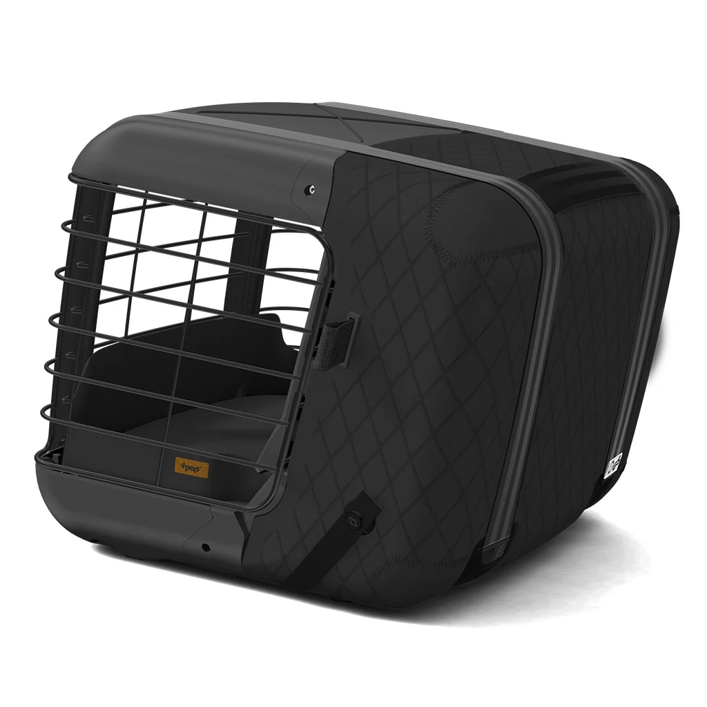 4pets Caree Black Series Transportbox für Hunde & Katzen bis 15 kg
