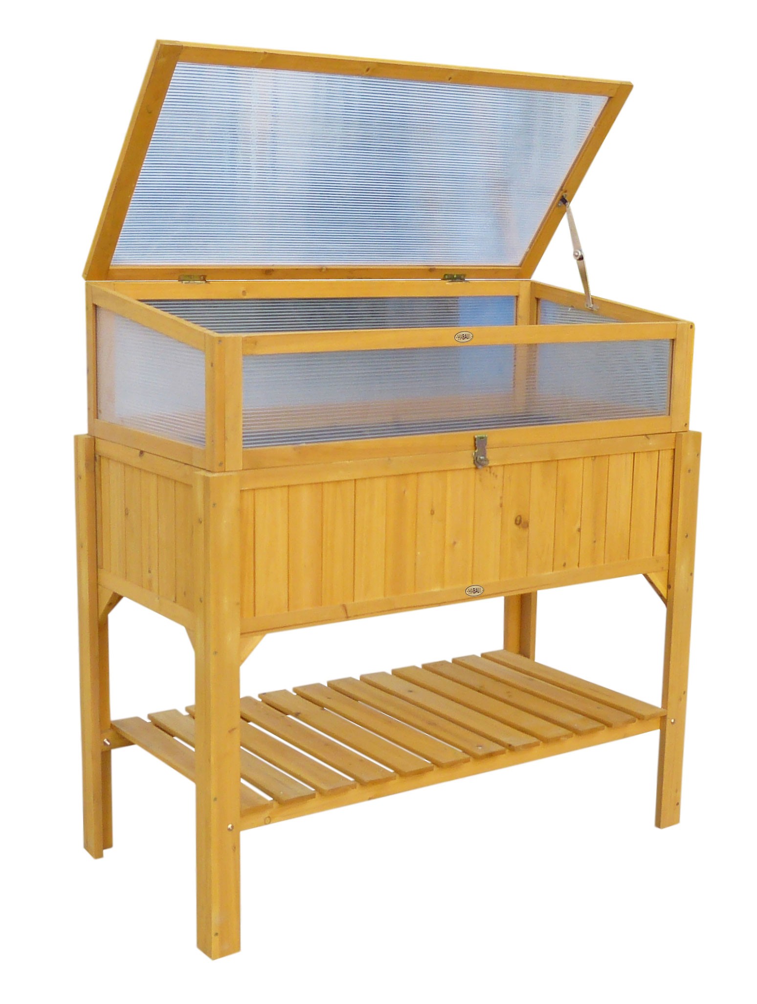 Hochbeet Habau Kiefer mit Ablage 119x57x89cm