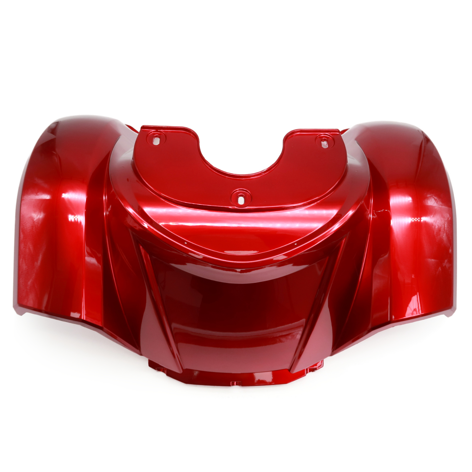Rolektro Verkleidung, Frontschürze unten, Rot, neues Design für Quad