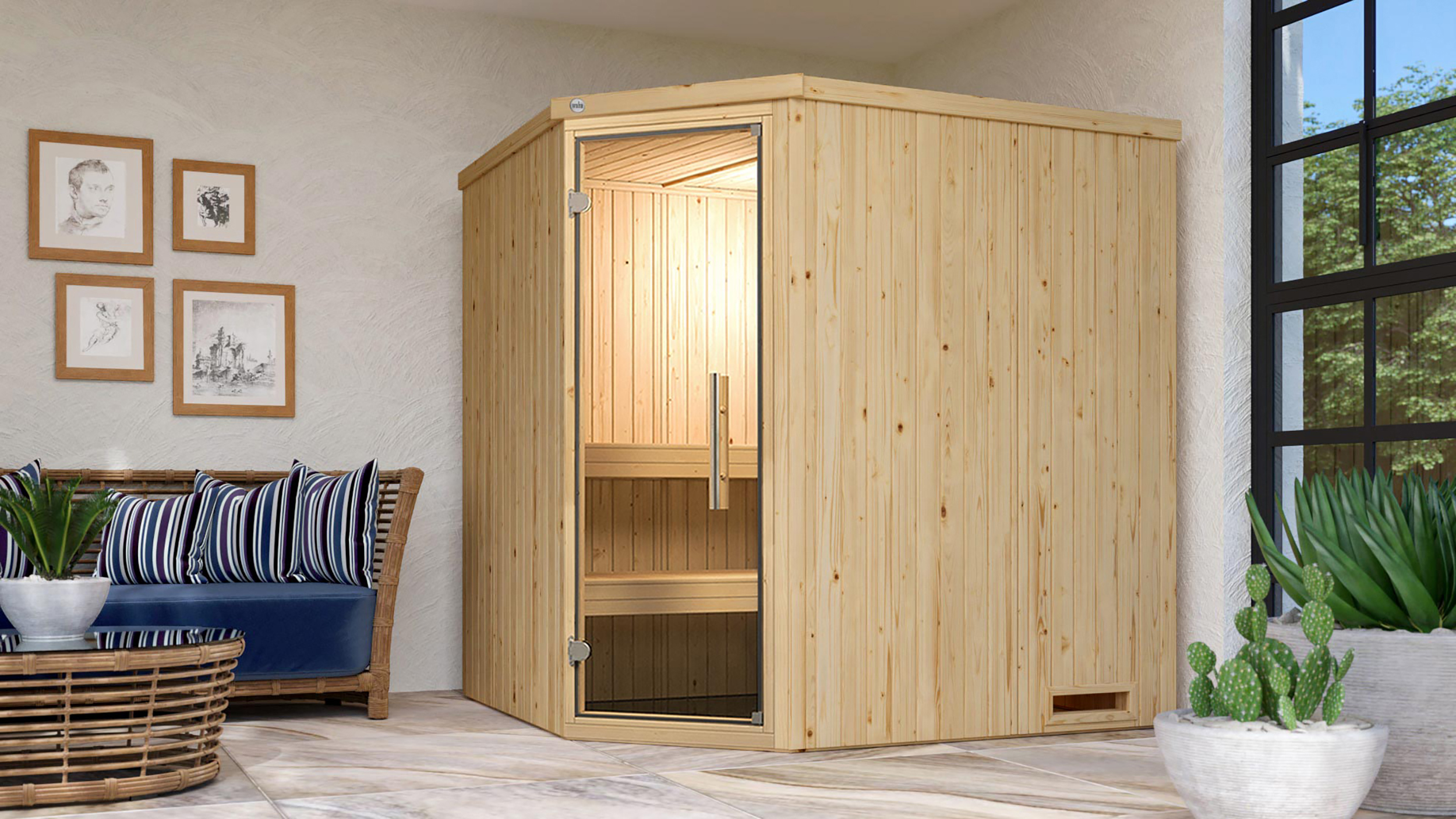 Weka Ecksauna VARBERG 2 GT