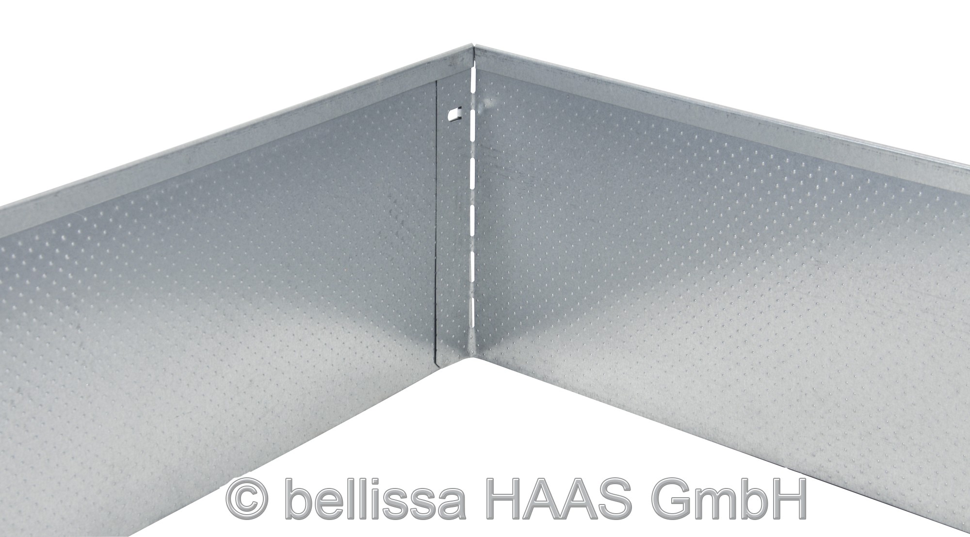 Rasenkante Metall verzinkt Noppenstruktur bellissa L118xH20cm