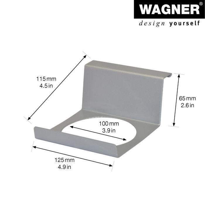 Topf Aufnahme Alu 65x125 mm