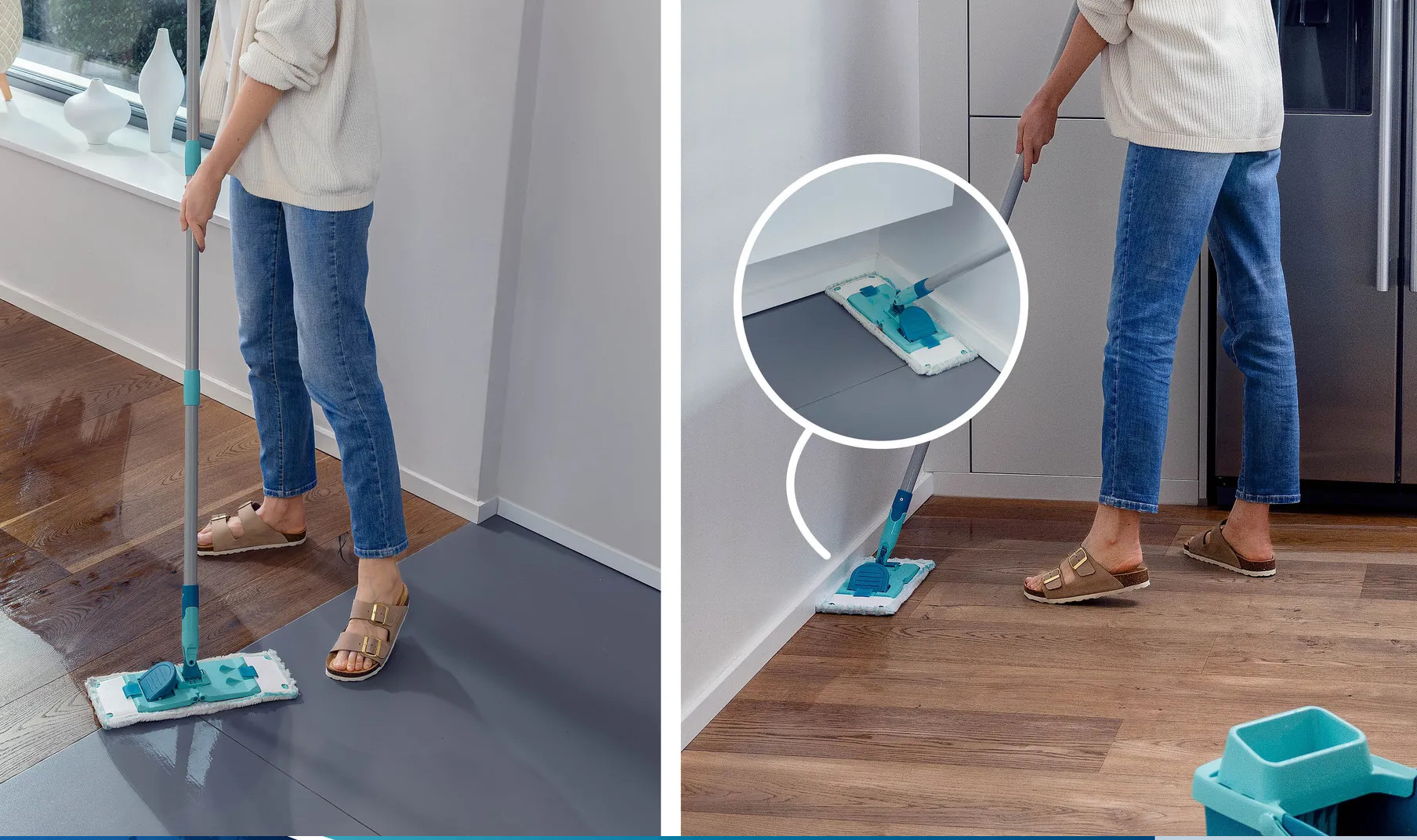 Leifheit Set PowerClean M + gratis micro duo Bezug