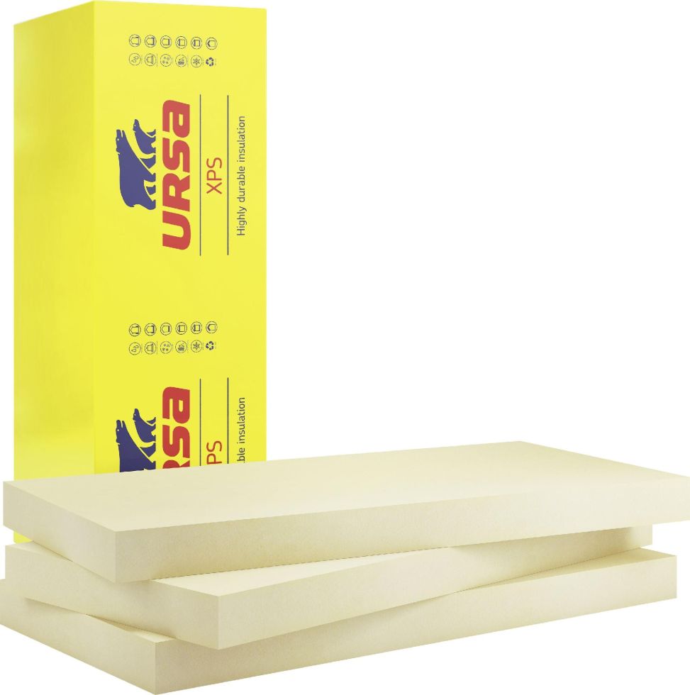 Ursa XPS Hartschaumplatte N-III-L WLS 034 1250 x 600 x 50 mm