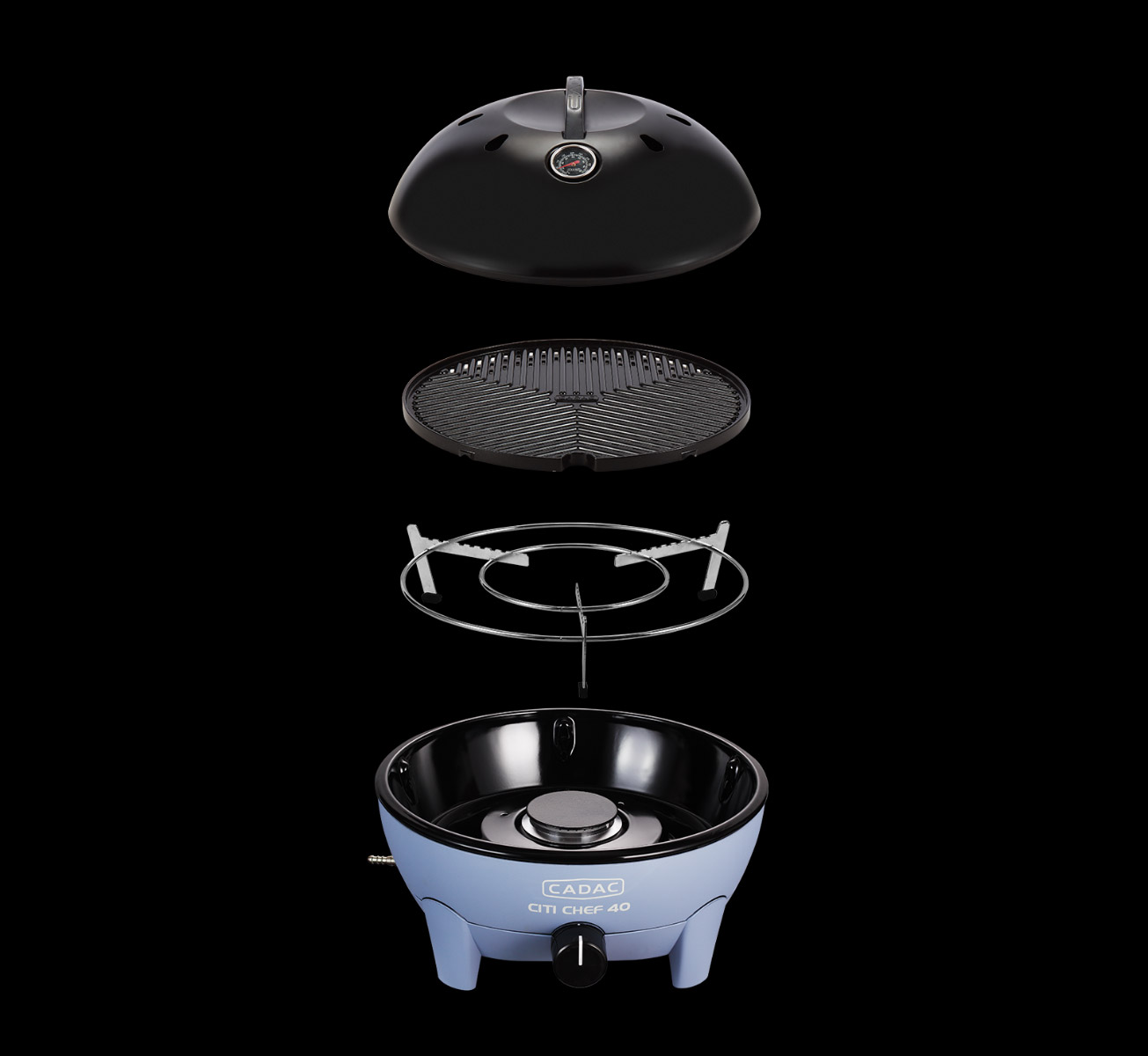 CADAC Gasgrill Citi Chef 40 himmelblau 30mbar CADAC Gasgrill Citi Chef 40 himmelblau 30mbar