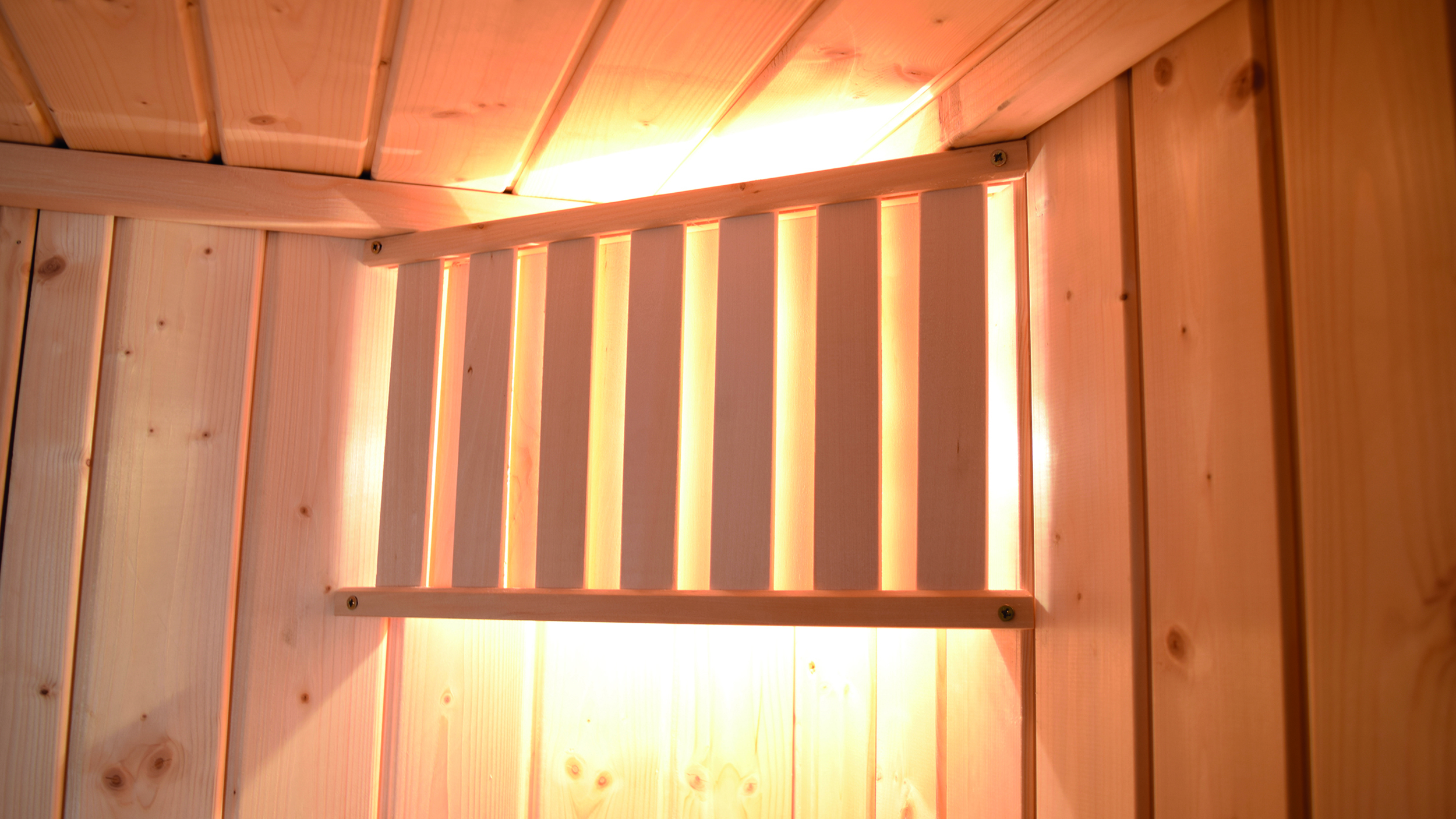 Weka Massivholz Element Sauna 38 mm LAUKKALA 2