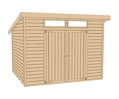 weka Gartenhaus 325 A Gr.2 natur, 19 mm