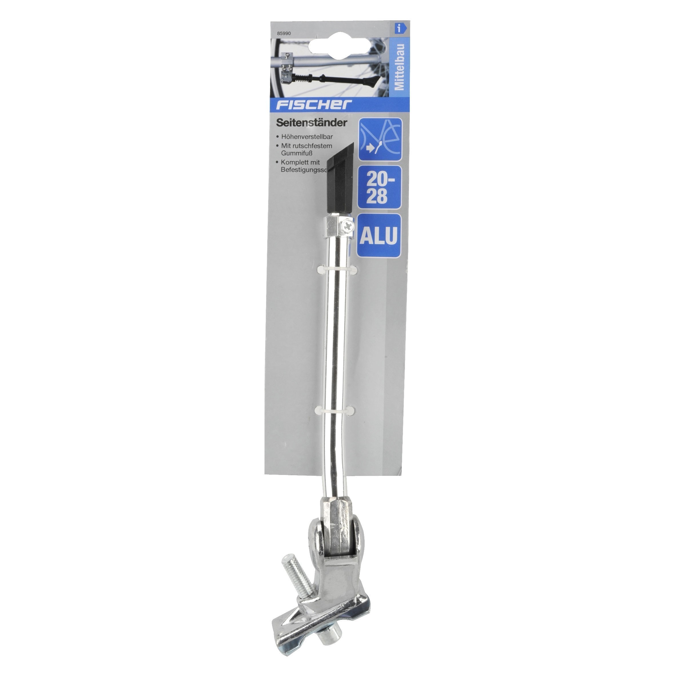 Fischer Fahrradständer / Seiten-Ständer höhenverstellbar 20-28"