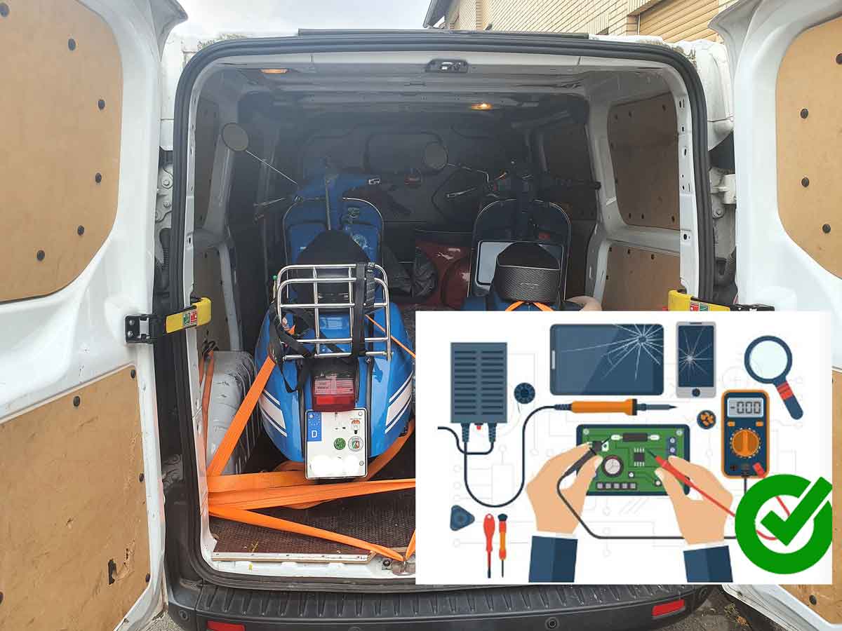 Fahrbereite Montage E Roller Chopper Seniorenmobile