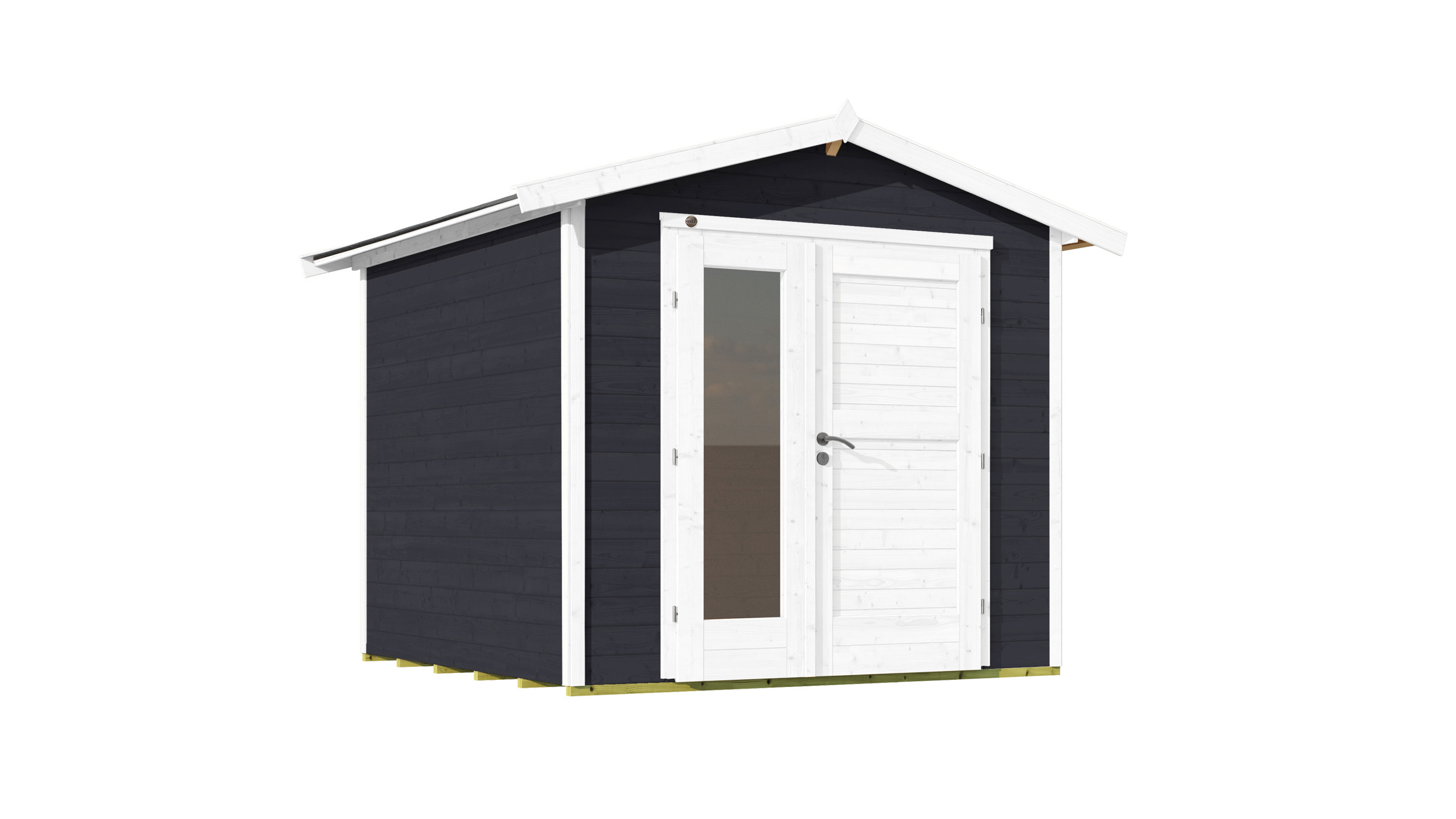 weka Gartenhaus 224 A Gr. 2 anthrazit, 21 mm