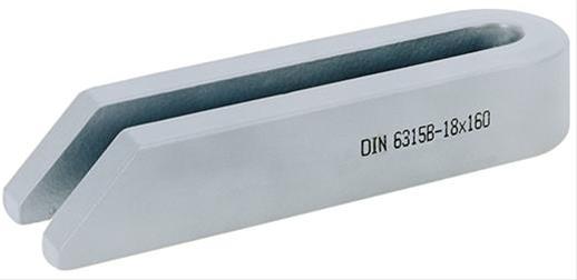 Gabelspanneisen abgeschrägt DIN6315B-6,6X60