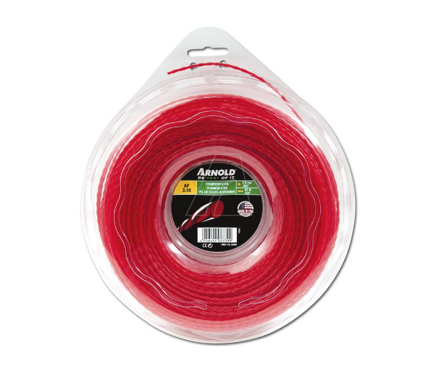 ARNOLD Trimmerfaden AF 3.10, 2.0 mm x 97.5 m, rot, rund, gedreht