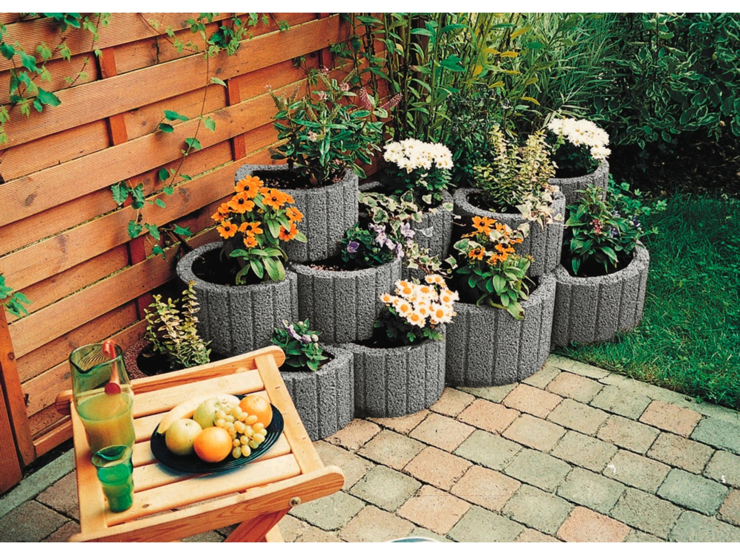 Pflanzring Klein Grau 35 cm x 20 cm