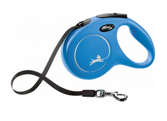 Hundeleine Flexi New Classic Gurt Gr.M 5m bis 25kg blau