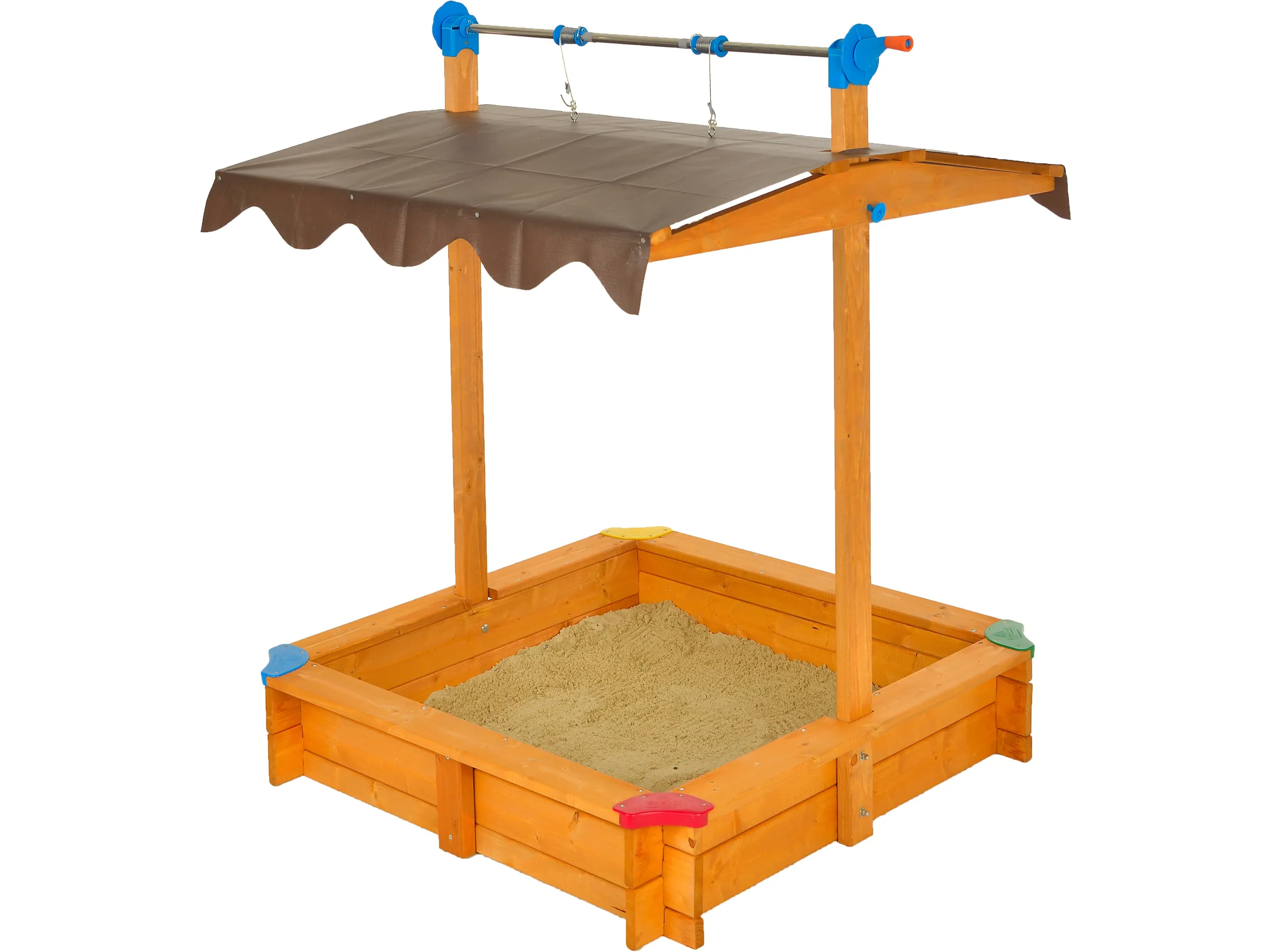 Sandkasten Felix (100x100 cm) – Das Raumwunder mit Dach