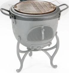 Grillplatte Globe-fire für Vulkan/Krakatau Guss Ø34cm