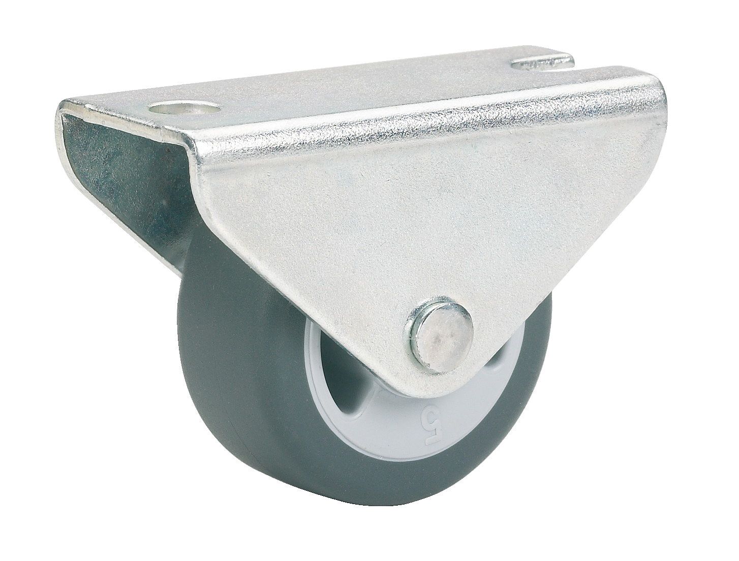 Möbel-Bockrolle Ø 25 mm – Kompakt mit Softrad