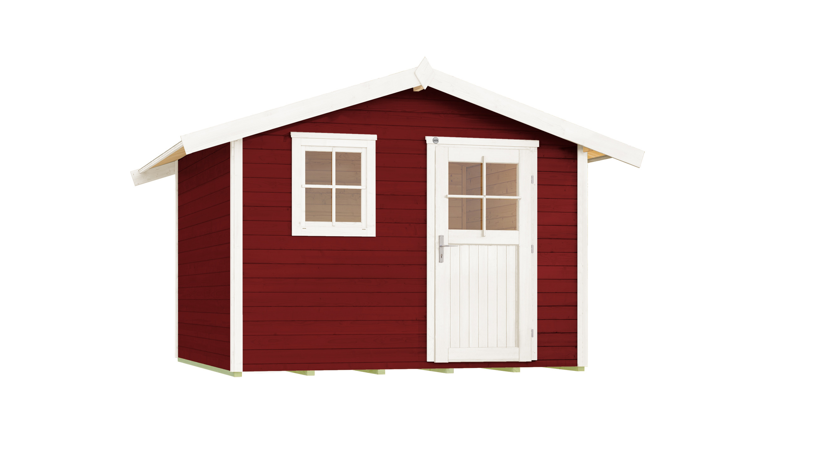weka Gartenhaus 123 Gr.3 schwedenrot