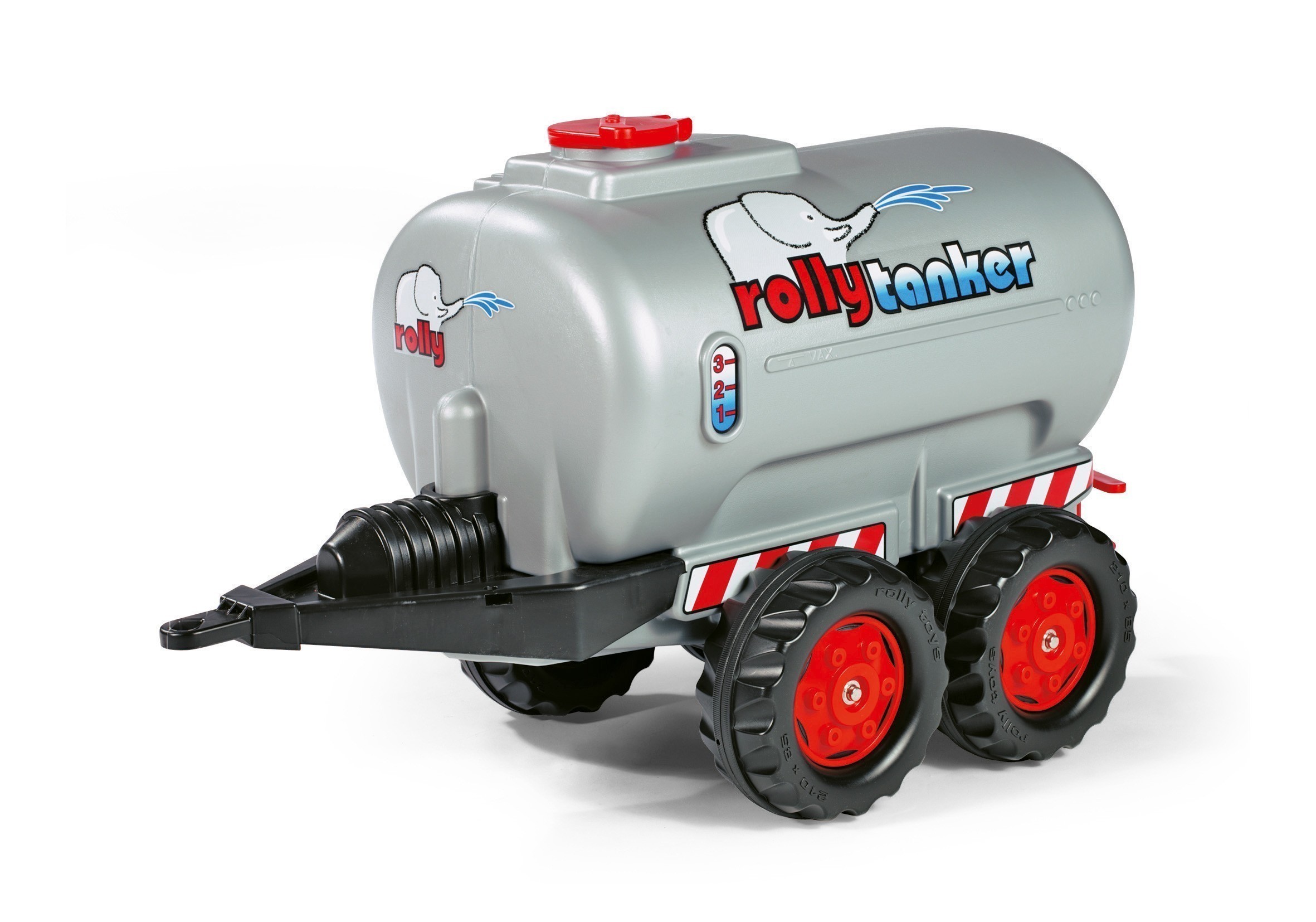 Anhänger für Tretfahrzeug rolly Tanker silber - Rolly Toys