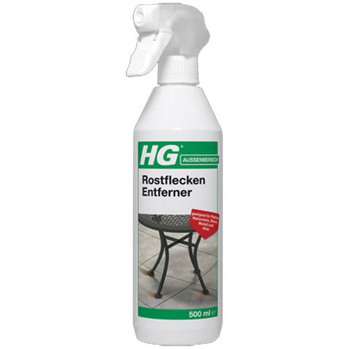 HG Rostflecken Entferner für Beton / Stein / Metall / Holz 500ml