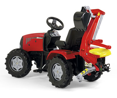 Heckbagger für Tretfahrzeug rolly Heckbagger rot - Rolly Toys