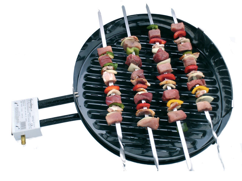Paella World® Schaschlikspieße Fleischspieße aus Edelstahl 6 Stück
